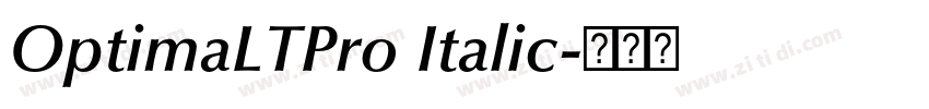 OptimaLTPro Italic字体转换 OptimaLTPro Italic字体转换
